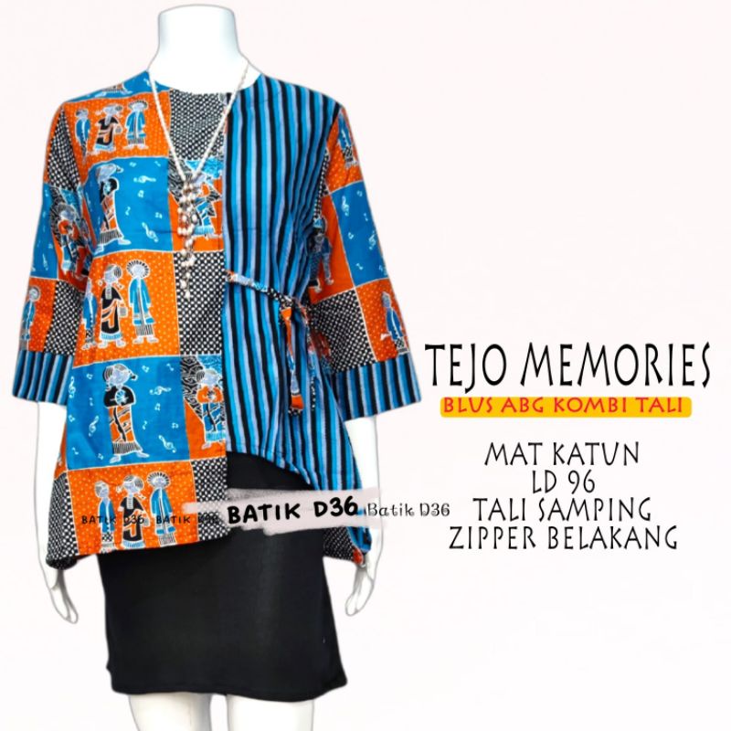 BLOUSE KOMBI | TEJO MEMORIES | ABG JUMBO | TALI SAMPING | KATUN SOLOAN