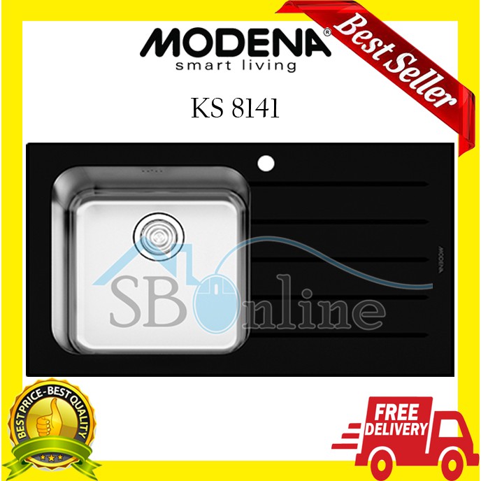 MODENA SINK BRACIANO KS 8141 - Tempat Pencuci Piring