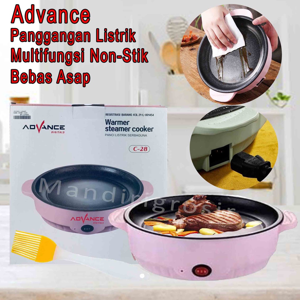 Warmer Steamer Cooker * Advance * Panci Elektrik * Multi-Fungsi