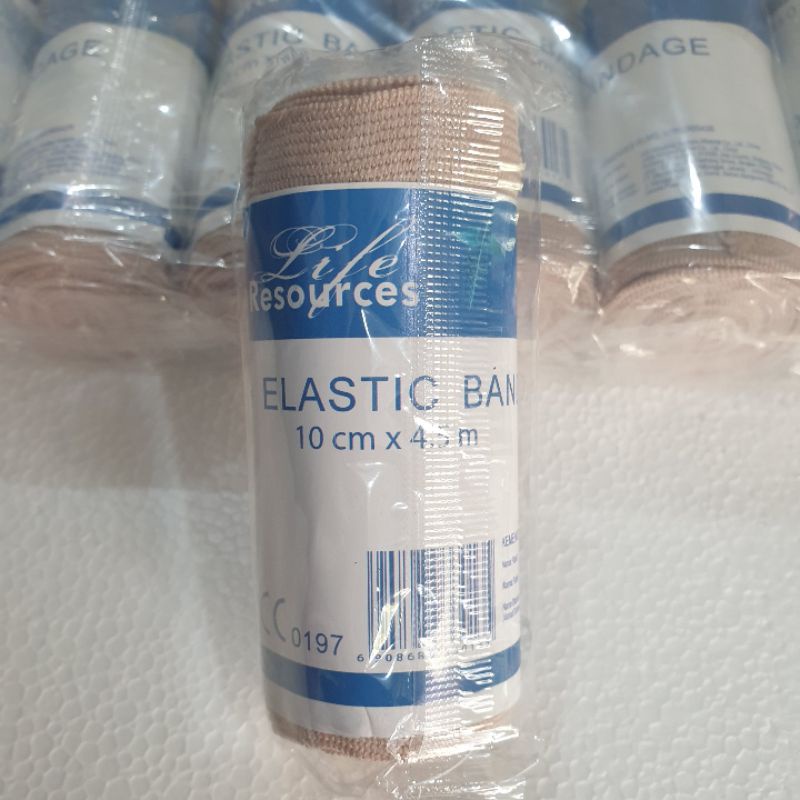 Perban Elastis Kaki Tangan Lutut 10cm x 4.5m Elastic Bandage Perban Patah Tulang Verban Elastis 4 inch Original