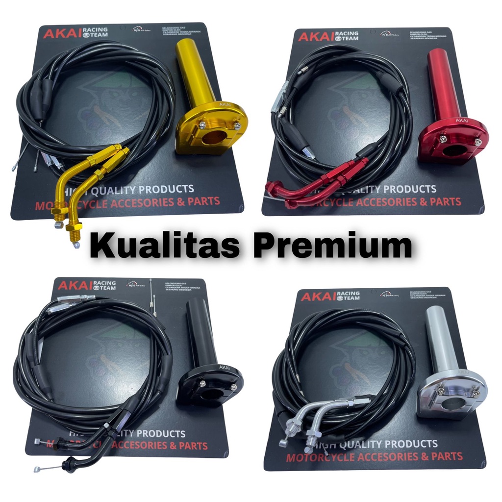 Gas Spontan Ktc Kabel 2 Bonus Handgrip Ktc Original Universal Semua Motor Kabel gas 2