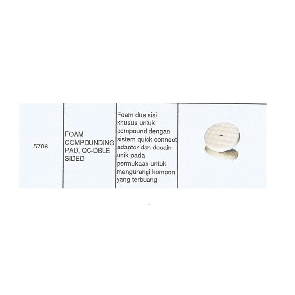 

Foam Compounding Pad QCDouble Sided 3M