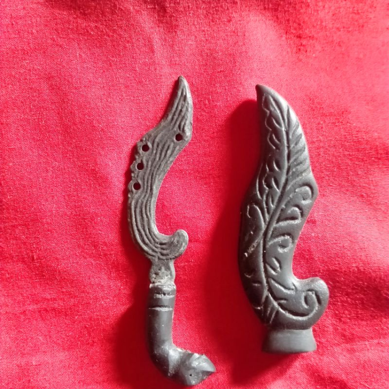 Kujang siliwangi mini hitam antik