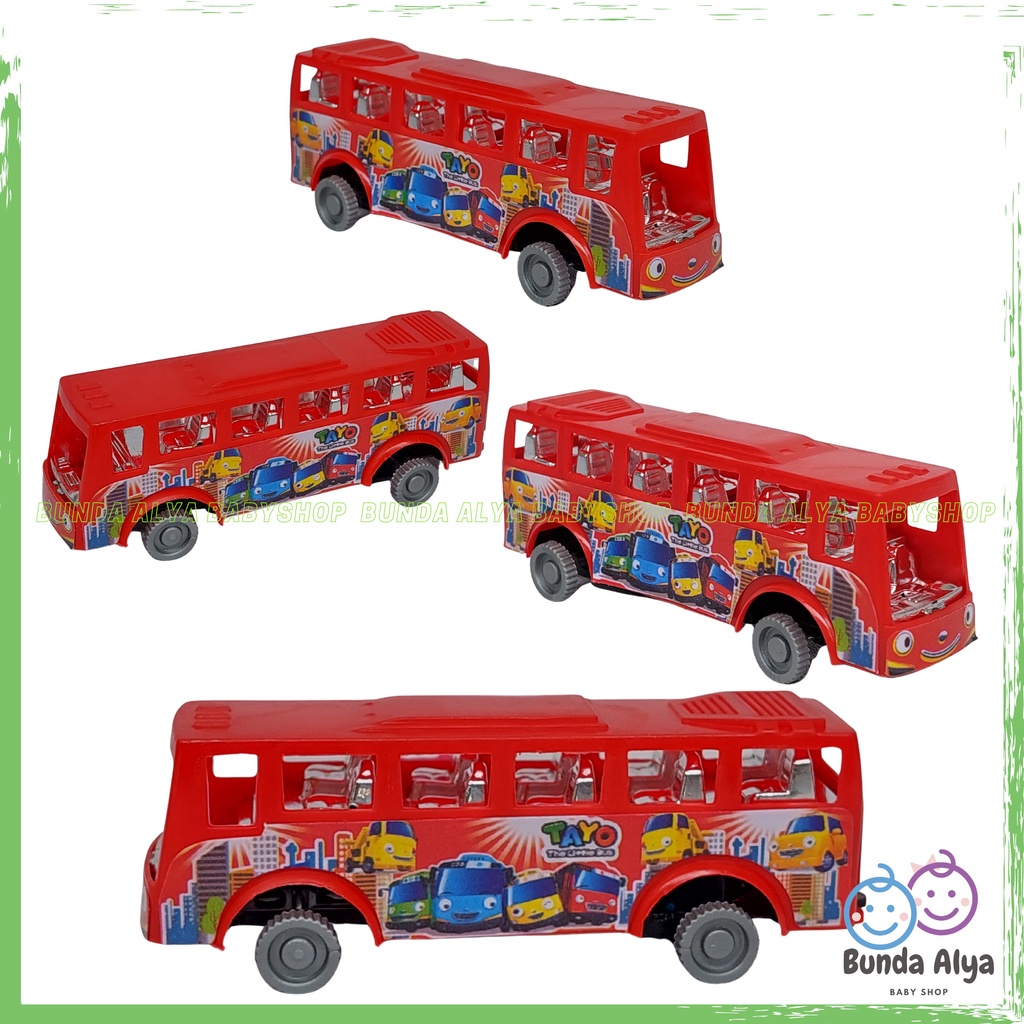 Mainan Anak The Little Bus Isi 4 The Little Bus Mainan Mobil Mobilan Anak Toys Trendy Bis Warna Mainan Anak Laki