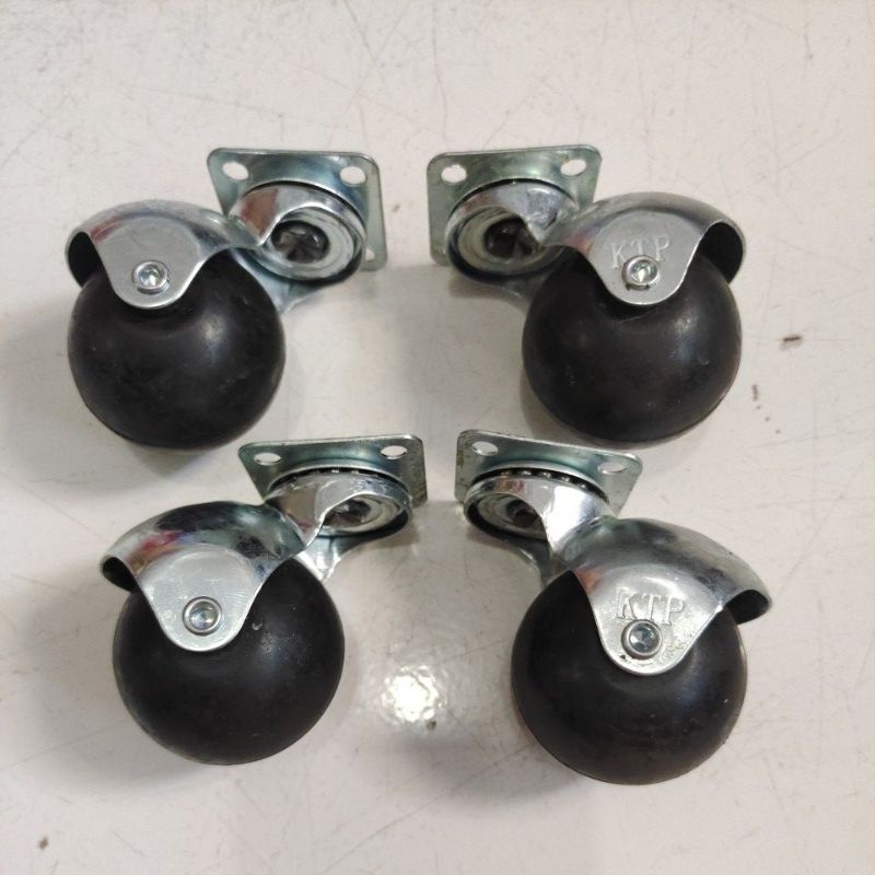 roda kursi 50mm bulat KTP / roda bulat TG50 / roda bulat BP50 KTP