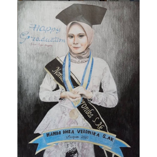 sketsa wajah realistis