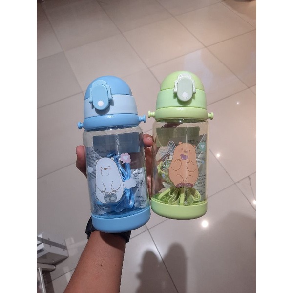 miniso botol minum anak we bare bears