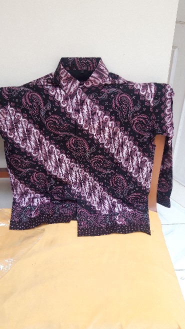Parang Ungu.kemeja Batik Pria Modern