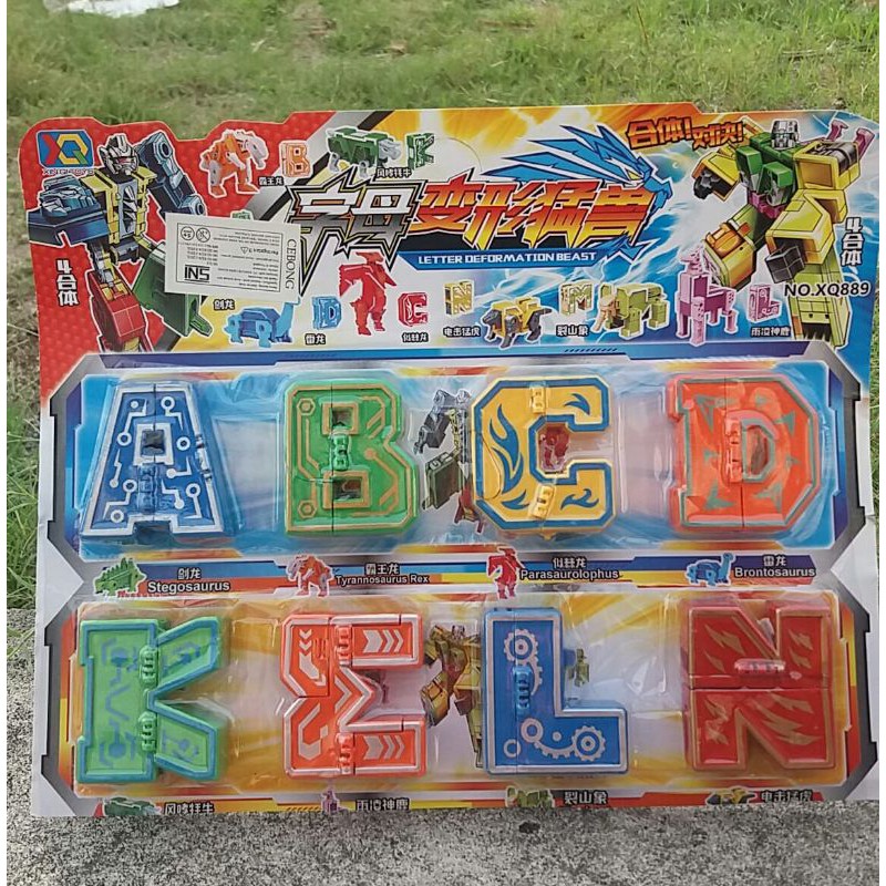 robot huruf isi 8 dan 4/ robot huruf murah angka