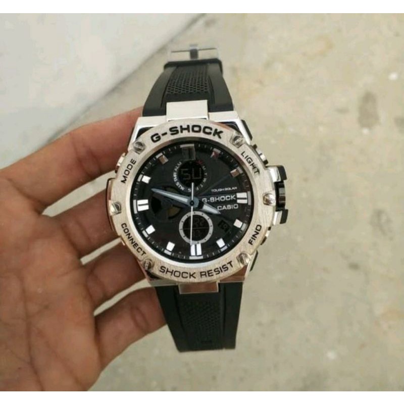 Jam Tangan GSTB8600 Jam Tangan GLS8600 Jam Tangan Besi Tahan Air Pria Jam Tangan Water Resist