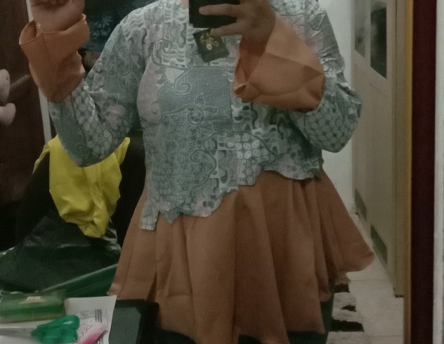 Baju Batik Wanita Modern Monalisa Genes M,l,xl Asli Pekalongan