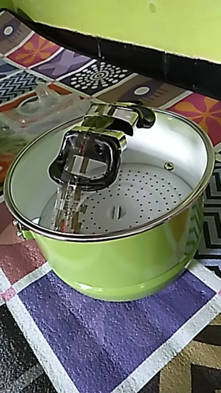 Kukusan Enamel 26 Cm Ceria Maspion (tinggi 17,)