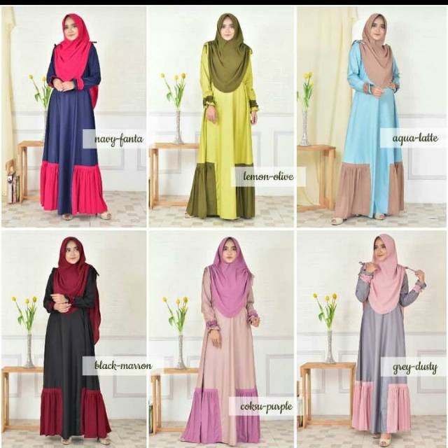 QINARA SET/GAMIS TOYOBO