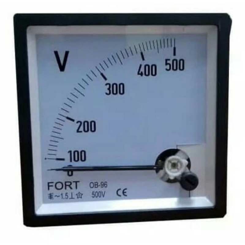 Volt Meter 0 - 300V FORT - Size 72x72 dan 96x96