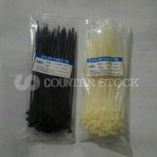 Kabel Tie - Kabel Ties - Nylon Cable Tie 2.5x100 - Pengikat Kabel