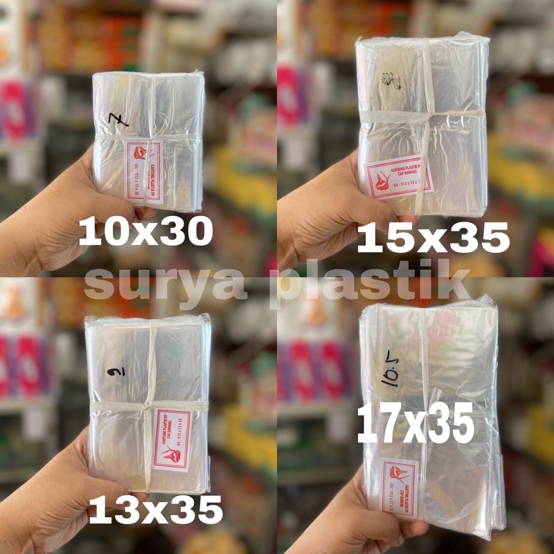 PLASTIK TAHU 10x30 13x35 15x35 17x35