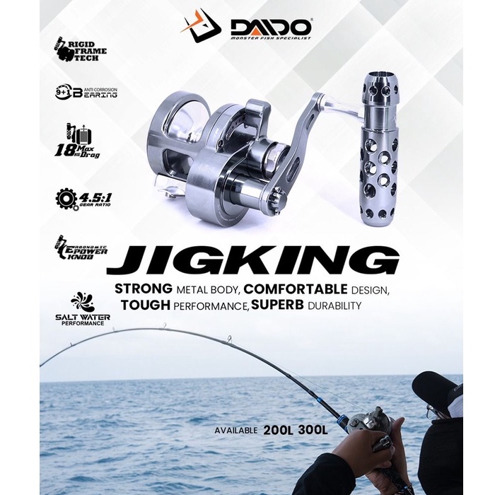 Reel OH Daido Jigking 200L - 300L - 400L