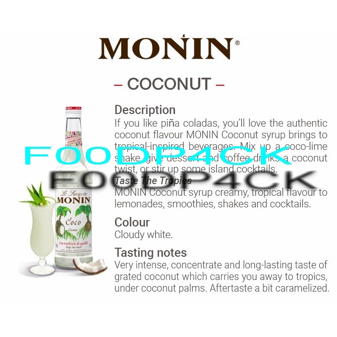 

MONIN COCONUT SYRUP