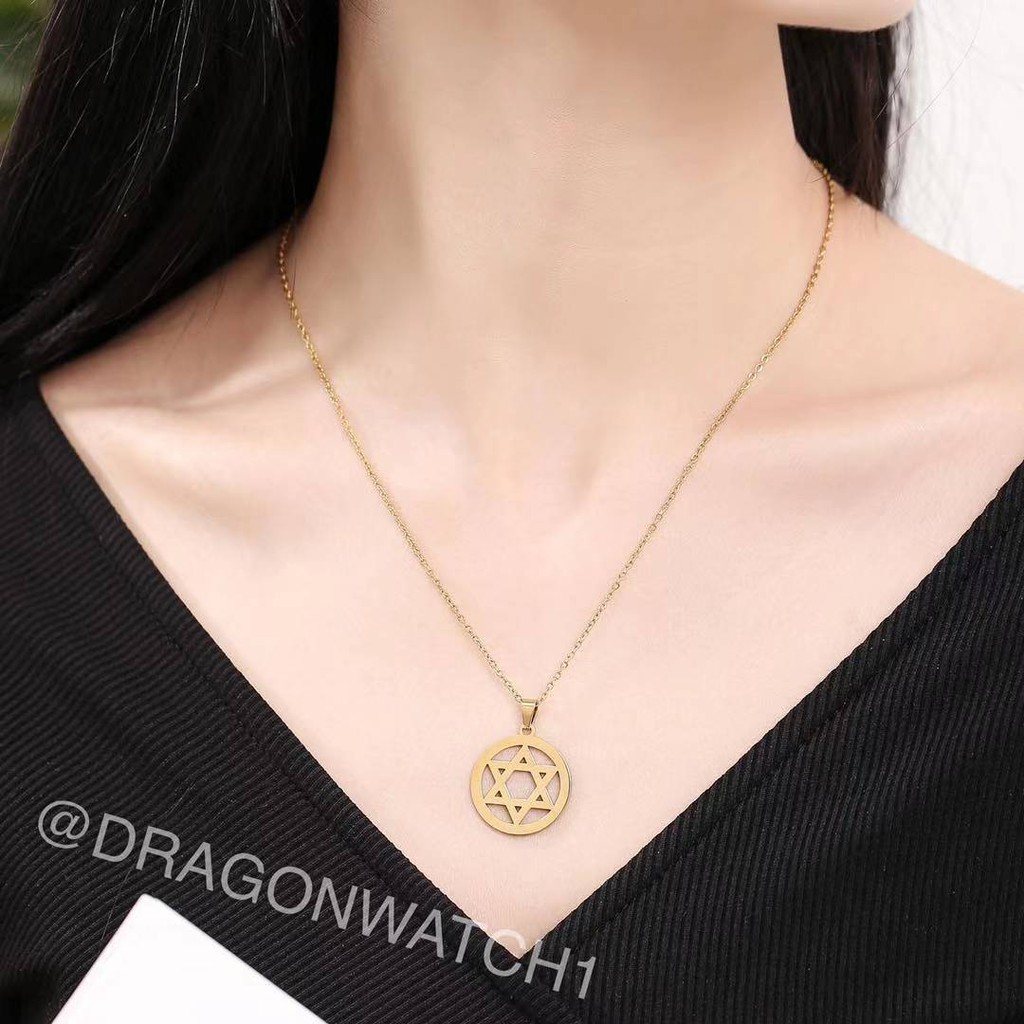 ✅COD-Kalung fashion liontin wanita gaya minimalis titalion Stainless aksesoris import jewelry ACC012