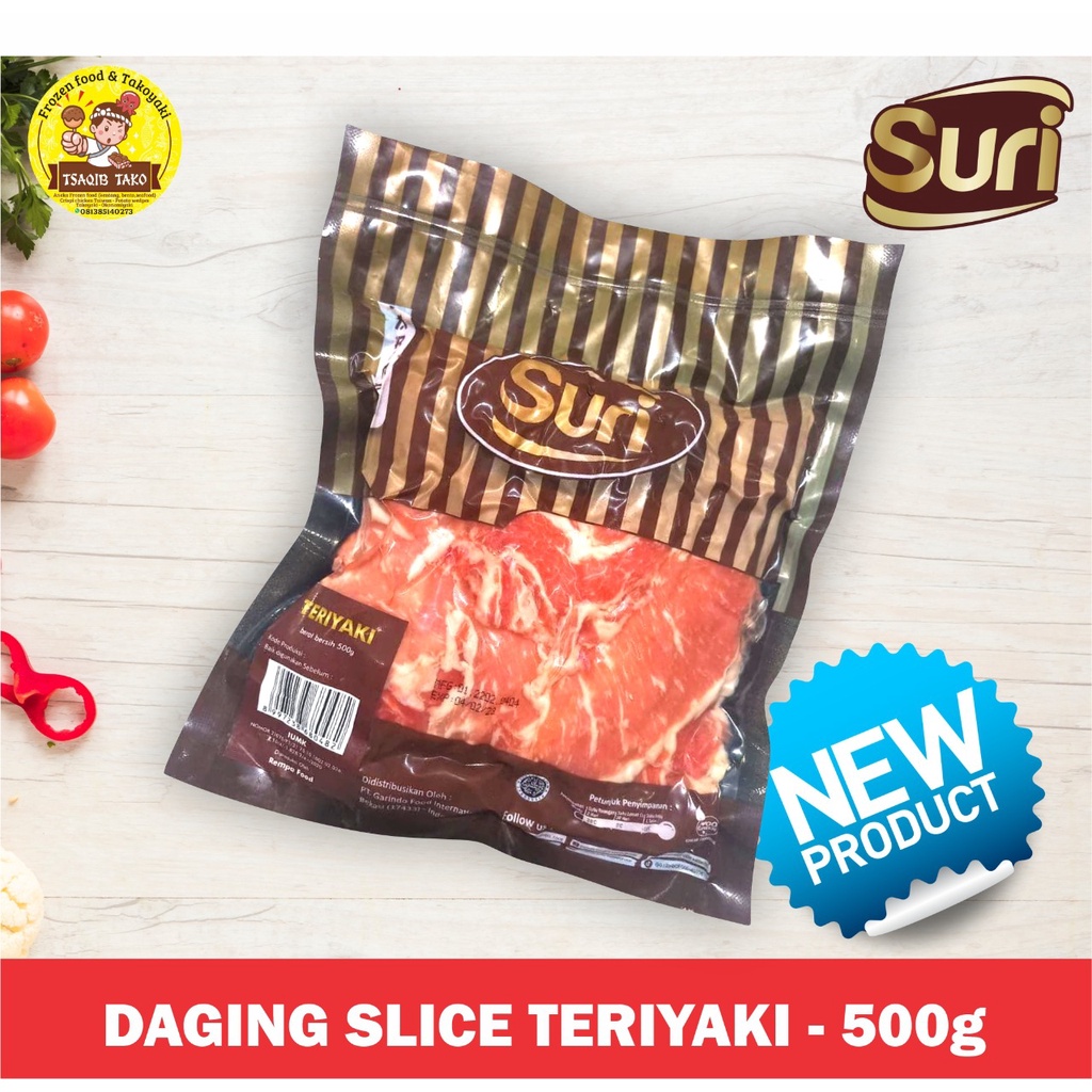 

PROMO SURI Daging Beef Slice Shabu Flank \ teriyaki 500g, Kemasan Vakum -