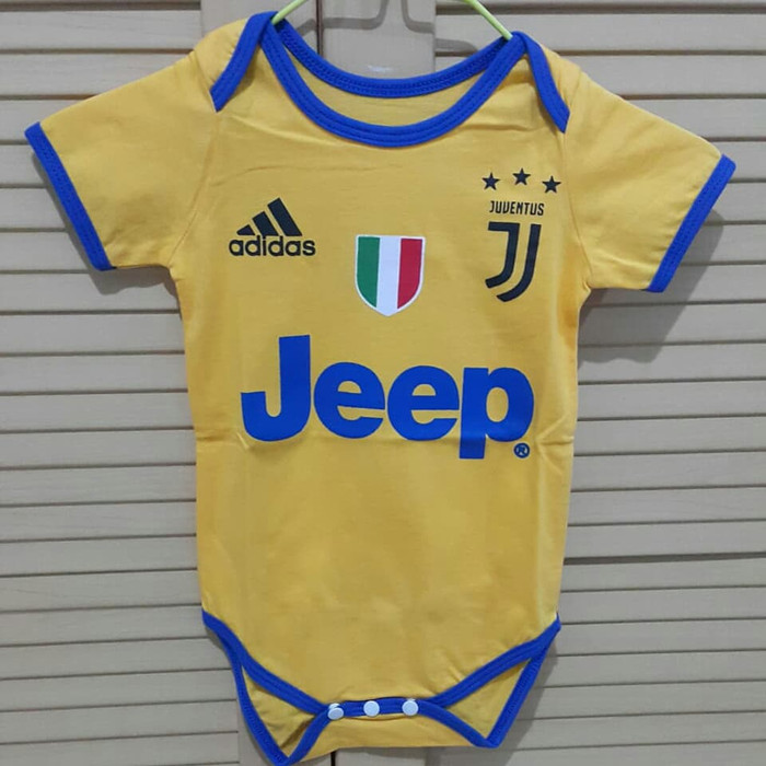 Baju Baby Romper / Baju Bayi Juventus Yellow