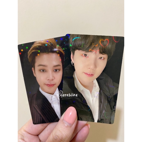 PHOTOCARD BE DELUXE FC Japan JIMIN/YOONGI/SUGA (BACA DESKRIPSI)