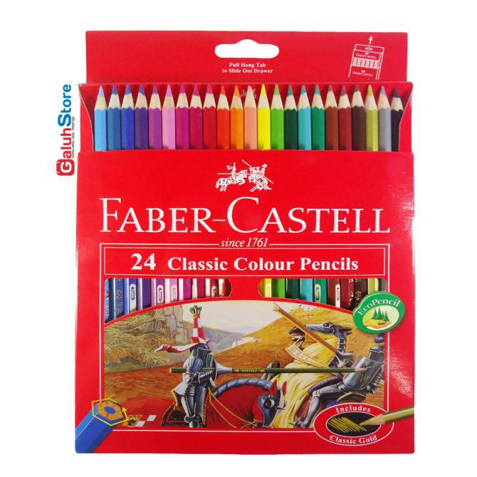 

Promo Faber-Castell Pensil Warna Classic 24 Warna