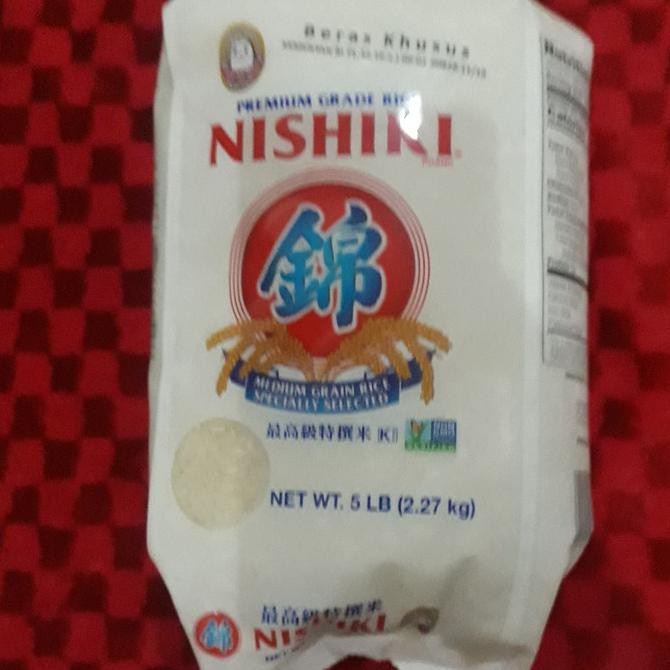 

Open Ds] Beras Khusus Sushi Jepang Nishiki Premium Grade Rice 2.27Kg