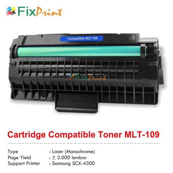 Cartridge Compatible Samsung MLT 109 MLT109 MLT D109S Black  Printer Samsung SCX 4300 SCX4300 Murah