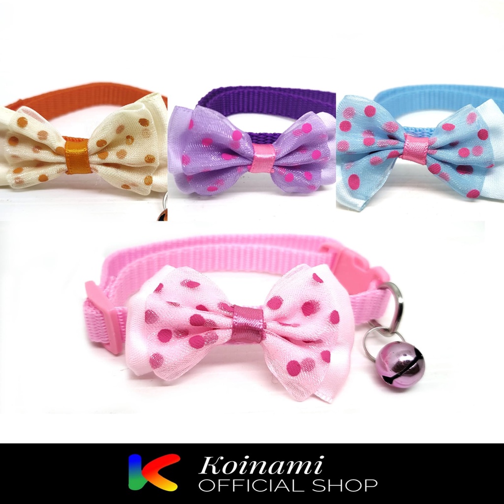 Kalung Pita Hewan - Kalung Kucing - Kalung Anjing - Aksesoris Kucing - Aksesoris Anjing - Mainan Kucing - Mainan Anjing