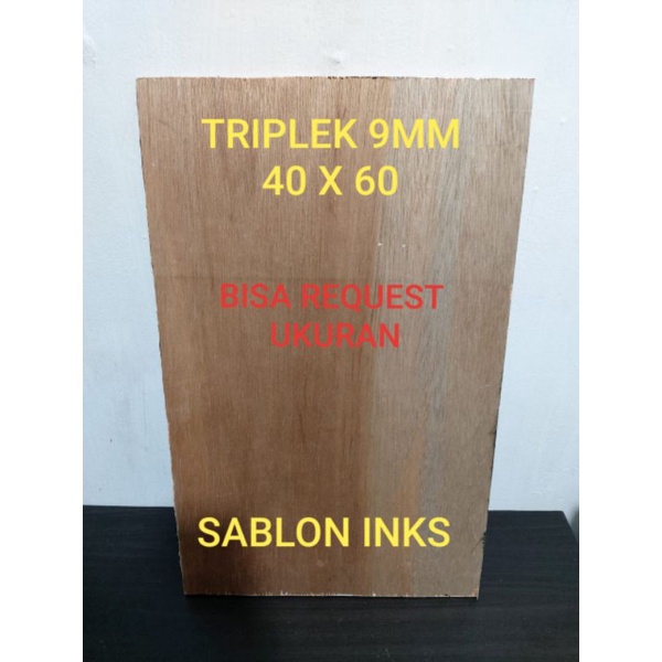 

Triplek 9mm 40 x 60