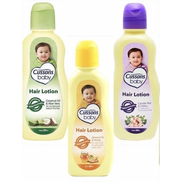 Cussons baby hair lotion 100 ml ( lotion rambut bayi )