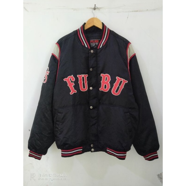 jaket vintage varsity fubu second