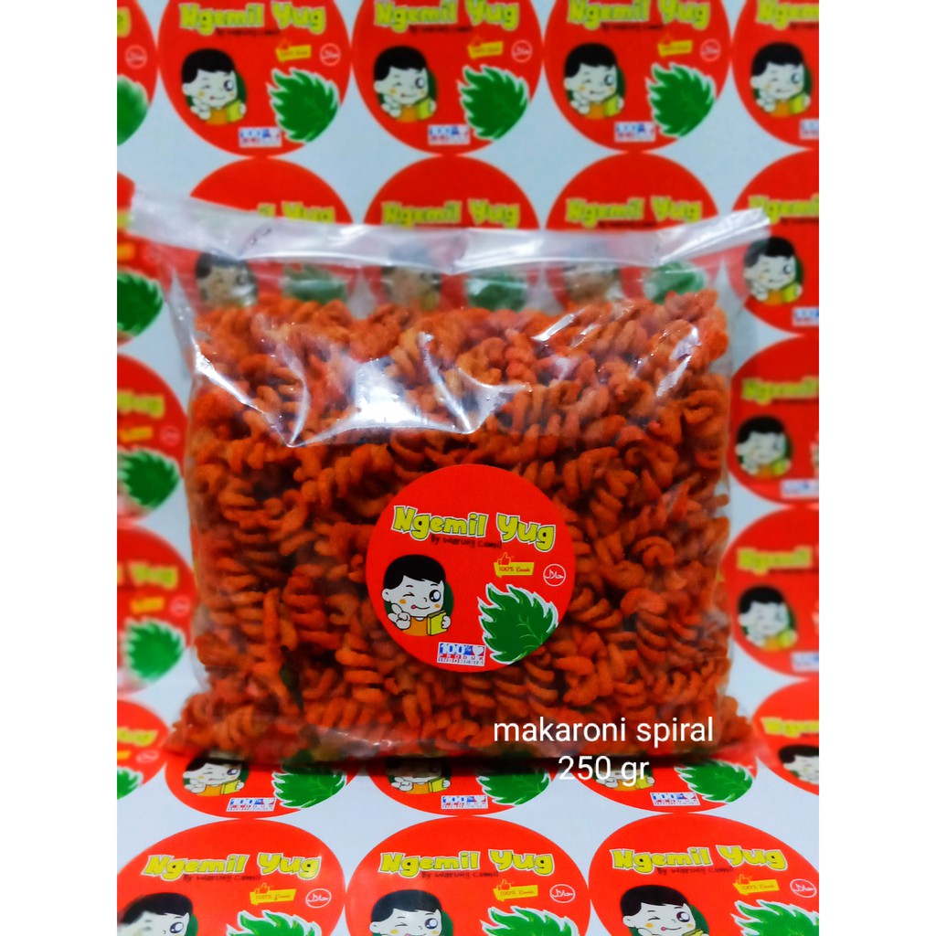 

MAKARONI SPIRAL MACARONI SPIRAL RASA PEDES 250 gr - Pedas