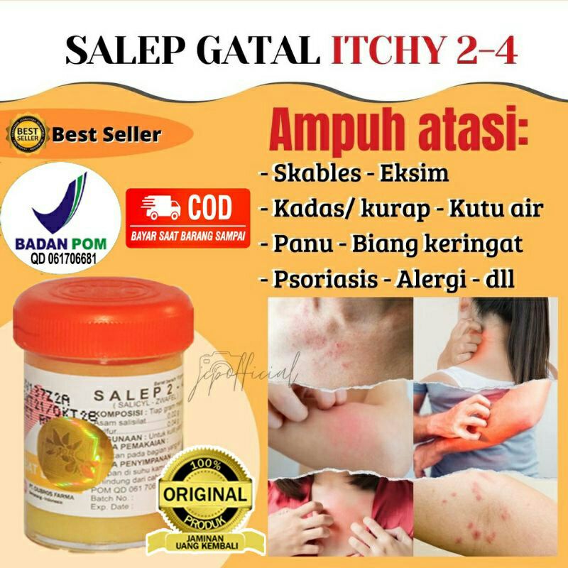Salep gatal 24 panu kadas kurap dll