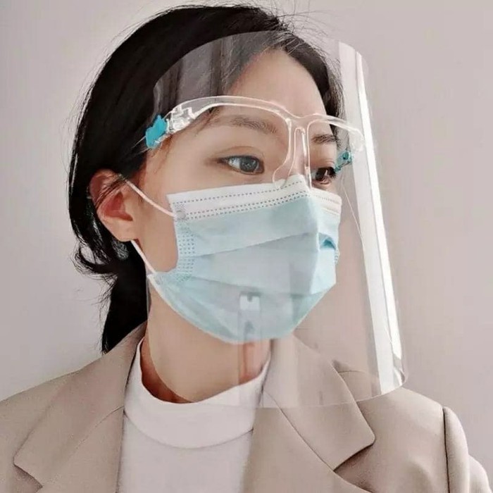 Face Shield Full Face Kacamata Anti Fog | Pelindung Wajah Anti Embun