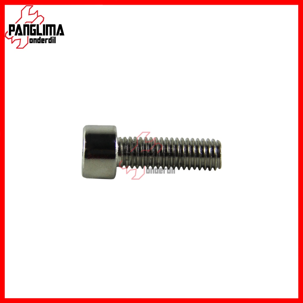 Baut L-L6 M 8 x 25-M8X25-8x25 Kunci-K 5 P-Pitch 1.25 Baud-Bolt