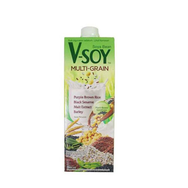 

AD Vsoy Soybean Milk Susu Kedelai Multi grain 1L