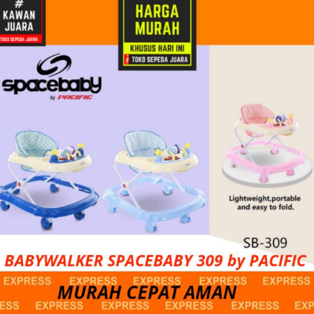 Babywalker Spacebaby 309 By Pacific Terbaru Shopee Indonesia