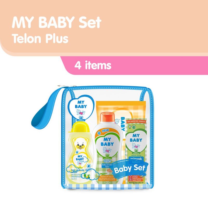 MY BABY MURAH GIFT SET BABY MINI PACK / TRAVEL PACK / PERLENGKAPAN MANDI BAYI / BABY WASH 2IN1 / BABY HAMPERS KADO