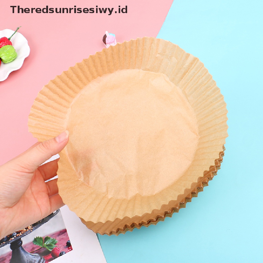 # Alat Rumah Tangga # 25pcs Kertas Alas Baking Air Fryer Anti Lengket Sekali Pakai