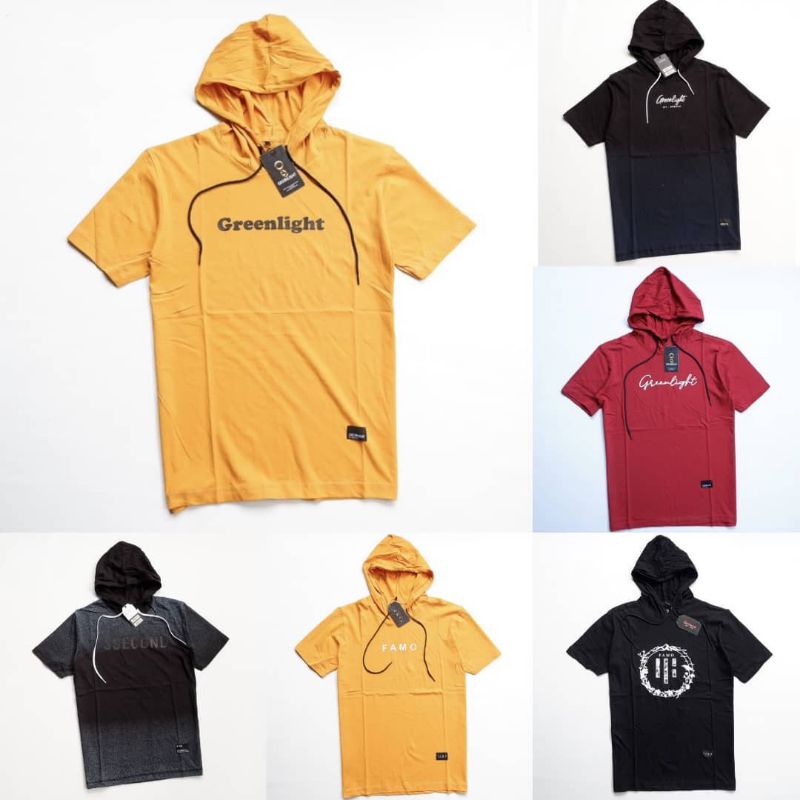 KAOS HOODIE DISTRO 3SECOND LENGAN PENDEK PREMIUM MURAH