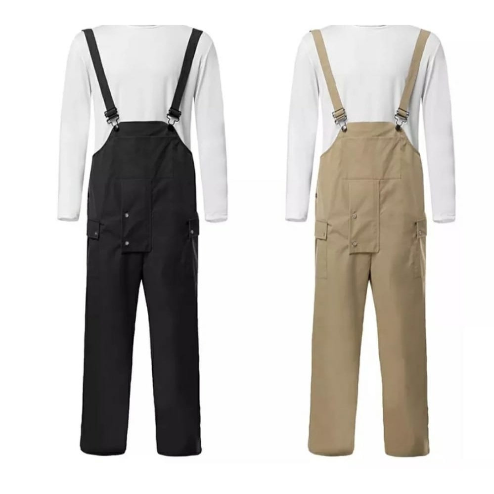 Jumpsuit solid verva unisex american drill//jumpsuit pria wanita