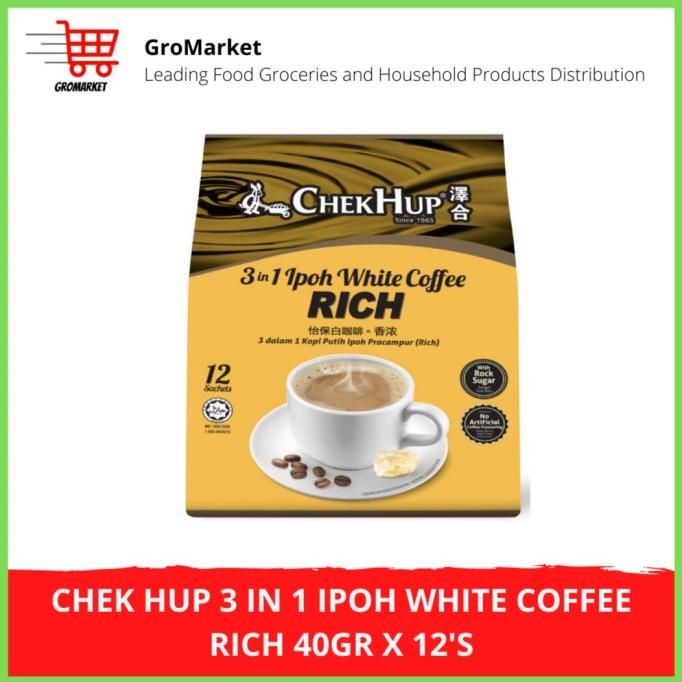 

Chek Hup 3 in 1 Ipoh White Coffee King 40gr x 15