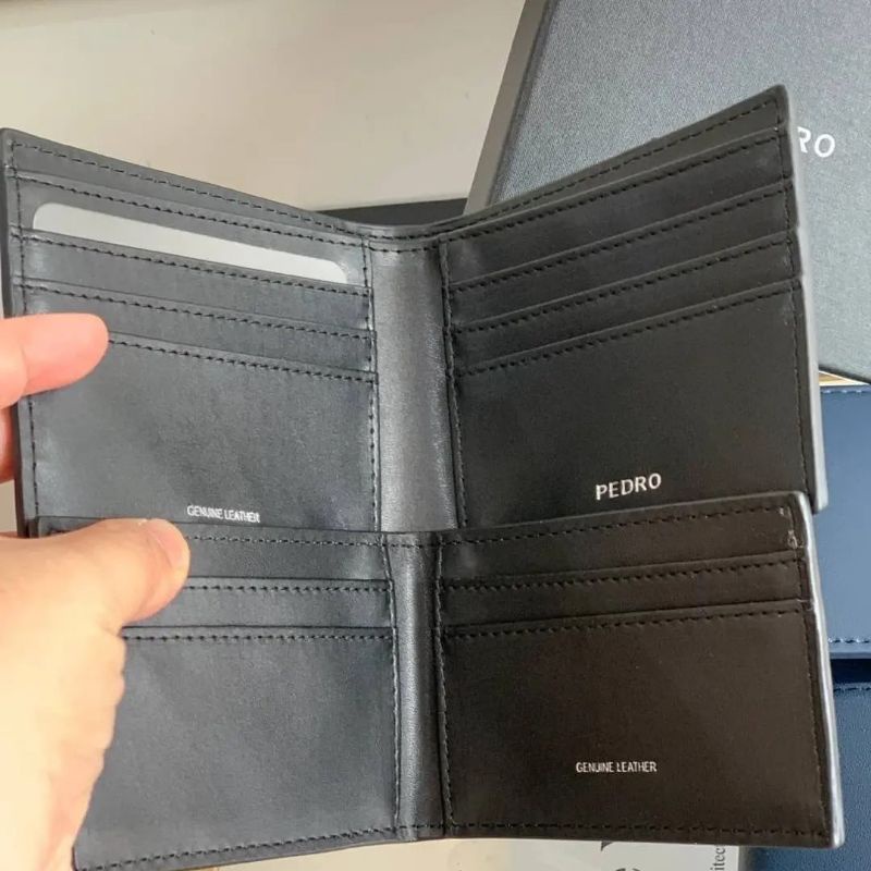 PDRO Men Leather Bi-Fold with Insert