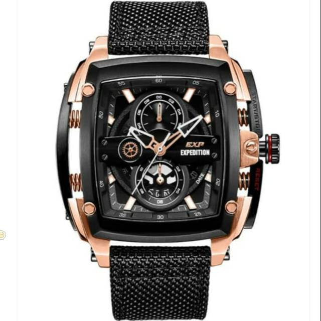 jam expedition EXP 3008 pria - black rosegold