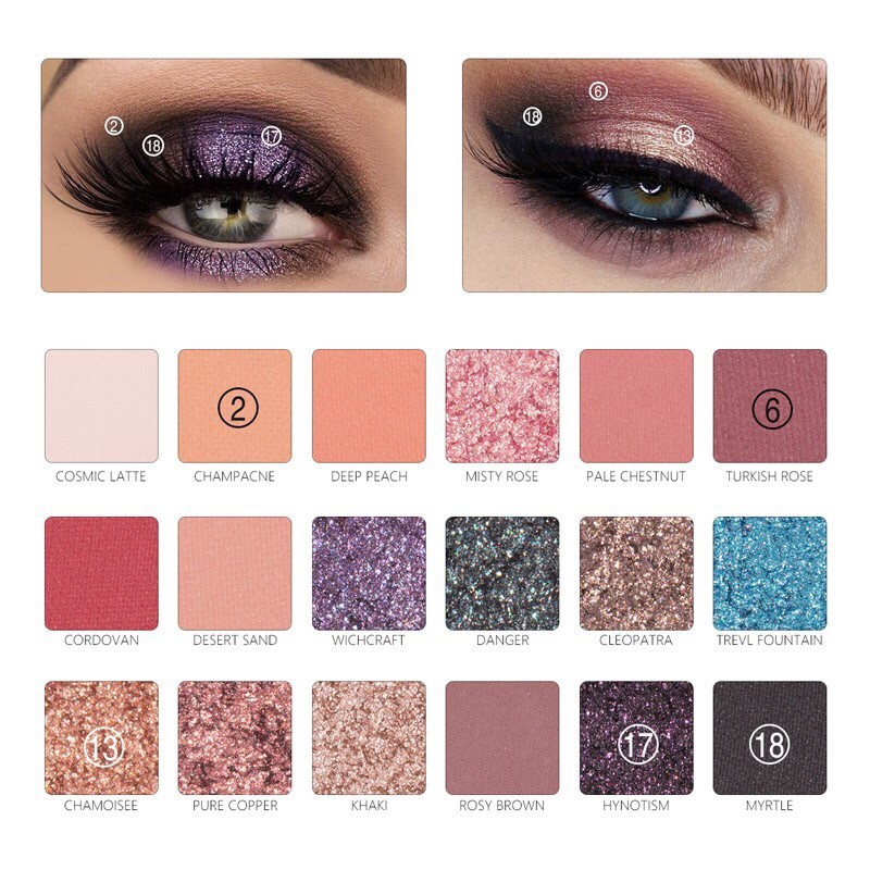 Focallure 18 Color Eyeshadow Sweet As Honey Eyeshadow Palette Focallure Eyeshadow Matte Focallure Eyeshadow Shimmer Focallure Palet Eyeshadow Focallure Focallur Focalure Fucallure Foccalure