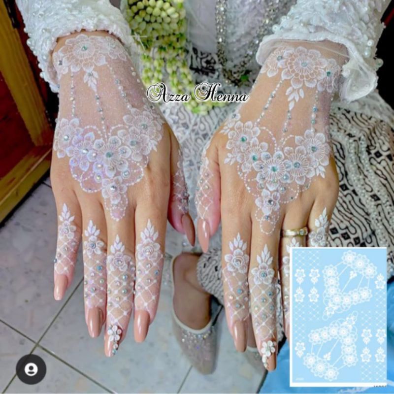 HENNA TATO PENGANTIN PUTIH/MARON INSTAN LIMITED EDITION J1095