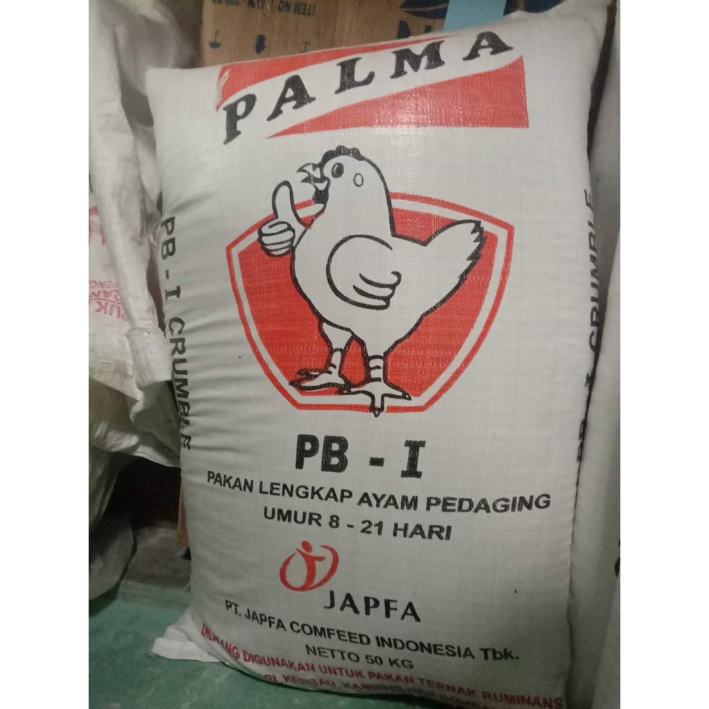 Pur Pakan Anak Ayam Broiler PB-1 PALMA Repack 1kg