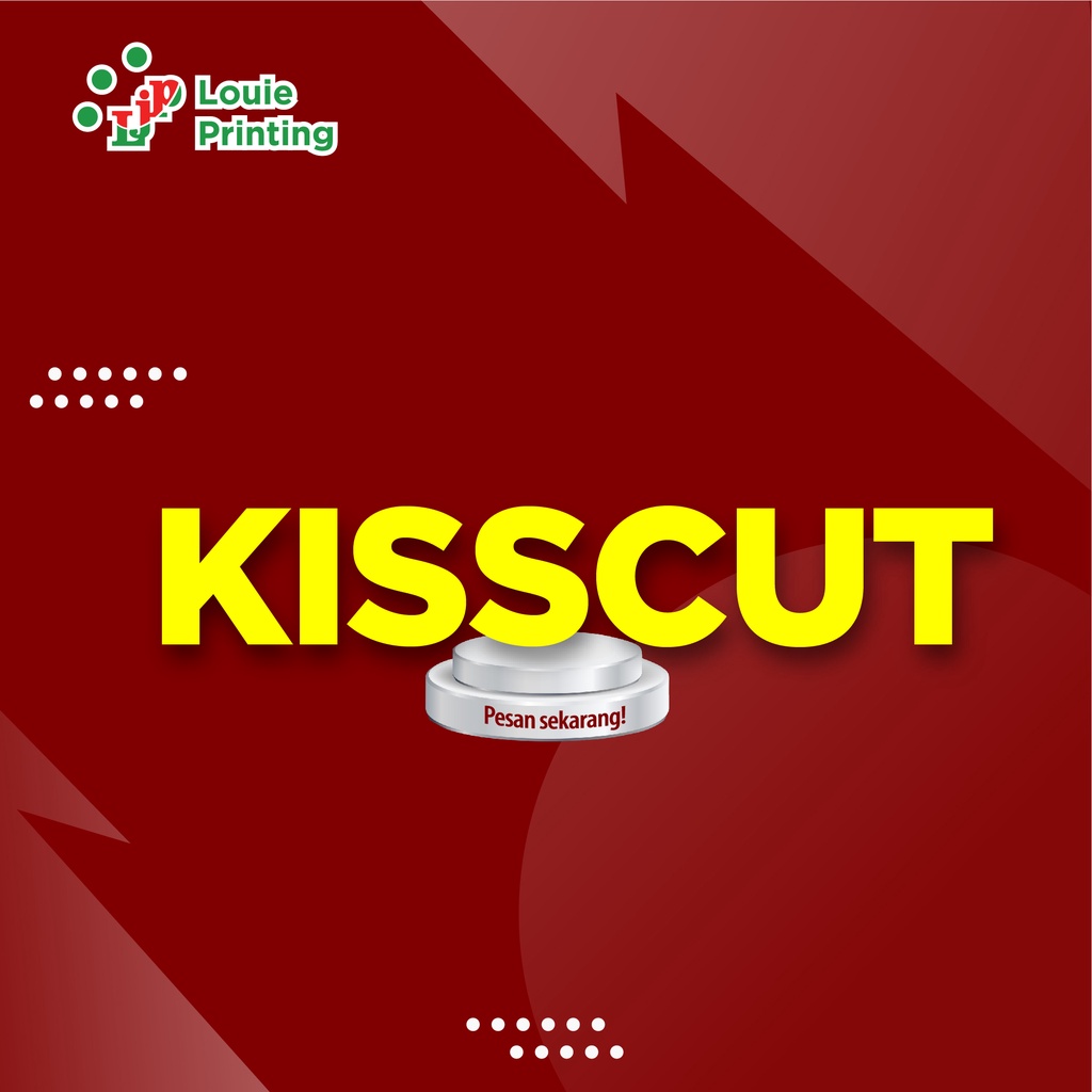 

Louie Printing Tambah Jasa Finishing Kisscut A3+ Label Stiker